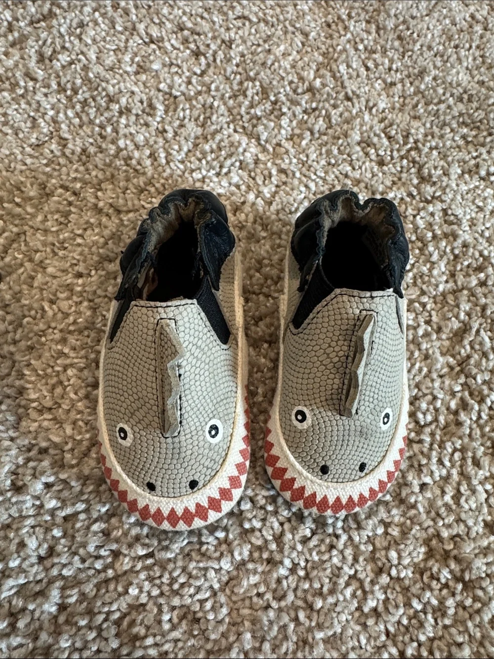 Robeez Dino Dan Slip-On Baby Soft Sole Shoes